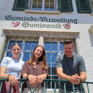 Prüfungserfolg Leana, Michèle und Andreas