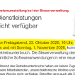 Betriebsunterbruch TaxMe-Online