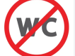 Öffentliches WC geschlossen