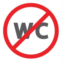 Öffentliches WC geschlossen