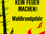 Feuerverbot im Wald, generelles Verbot von Feuerwerk